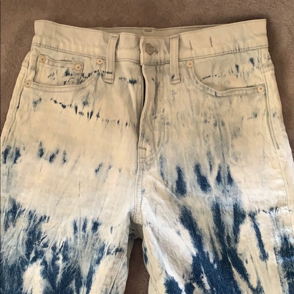 EUC Madewell Perfect Vintage Crop tie dye size 26 - Picture 8 of 11